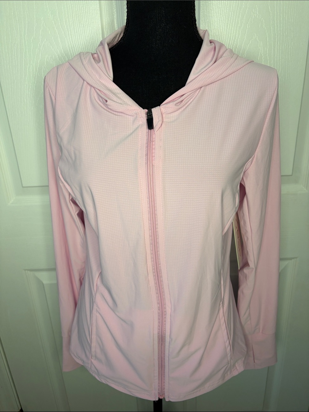 BSP Pink Zippered Hooded Jacket w pockets size Medium